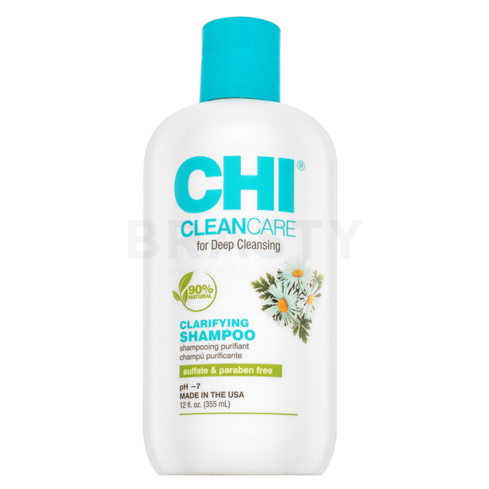 CHI CleanCare Clarifying Shampoo shampoo detergente profondo per morbidezza e lucentezza dei capelli 355 ml