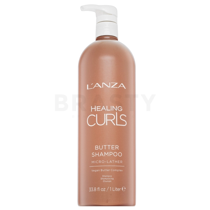 L’ANZA Healing Curls Butter Shampoo posilující šampon pro vlnité a kudrnaté vlasy 1000 ml