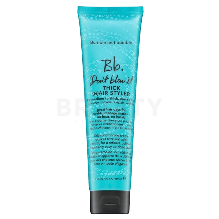 Bumble And Bumble BB Don't Blow It Thick (H)air Styler gladmakende crème voor stug en weerbarstig haar 150 ml