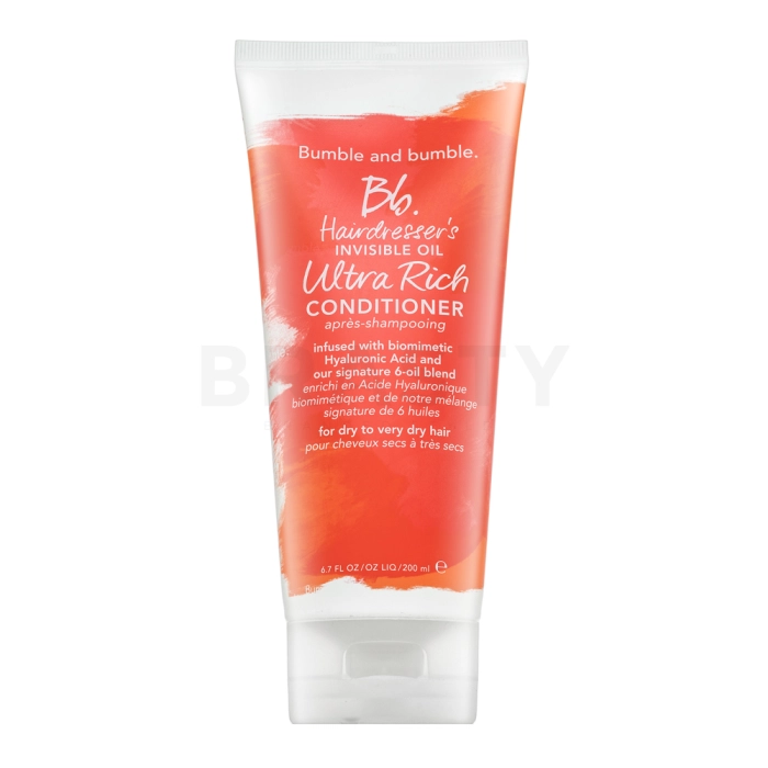 Bumble And Bumble BB Hairdresser's Invisible Oil Ultra Rich Conditioner balsam hrănitor pentru păr foarte uscat si deteriorat 200 ml
