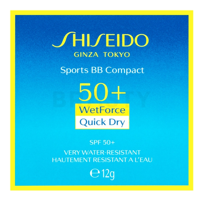 Shiseido Sports BB Compact SPF50 Polvo para unificar el tono de la piel Very Dark 12 g