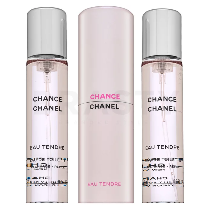 Chanel Chance Eau Tendre - Twist and Spray woda toaletowa dla kobiet 3 x 20 ml