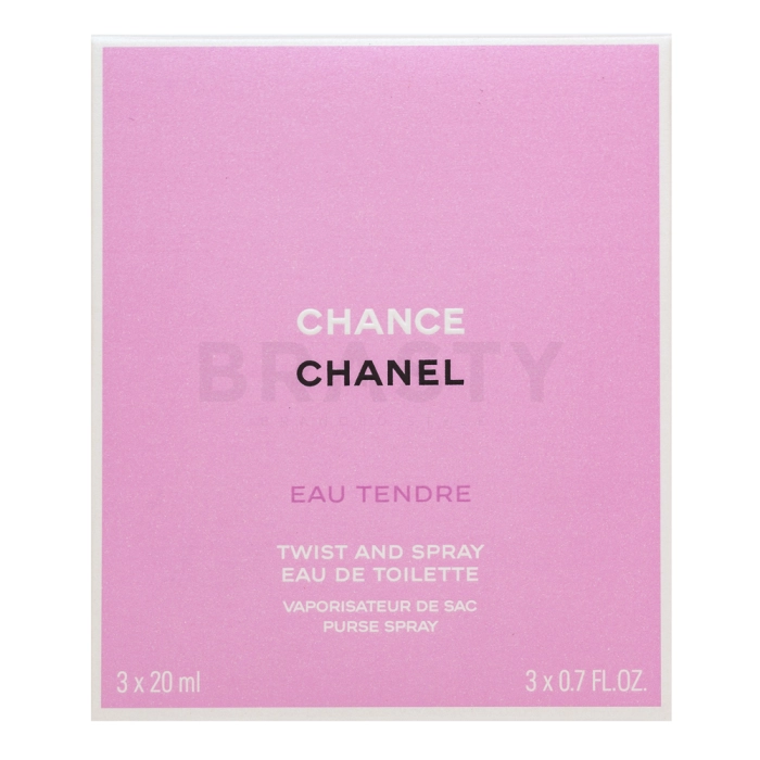 Chanel Chance Eau Tendre - Twist and Spray woda toaletowa dla kobiet 3 x 20 ml