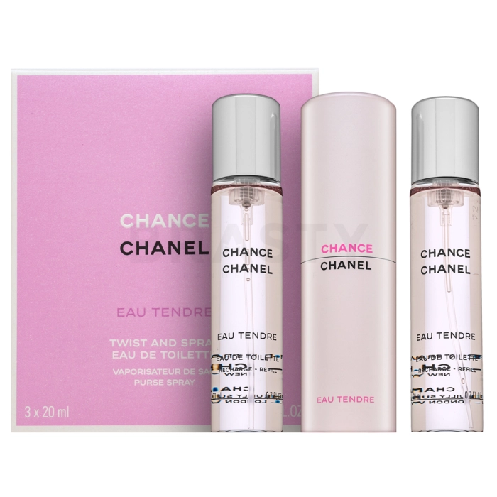 Chanel Chance Eau Tendre - Twist and Spray woda toaletowa dla kobiet 3 x 20 ml