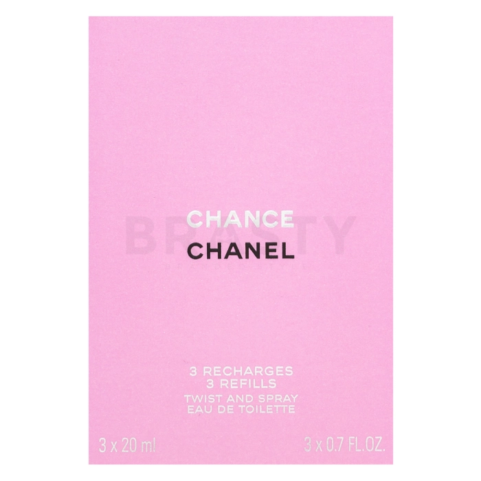 Chanel Chance - Refill woda toaletowa dla kobiet 3 x 20 ml