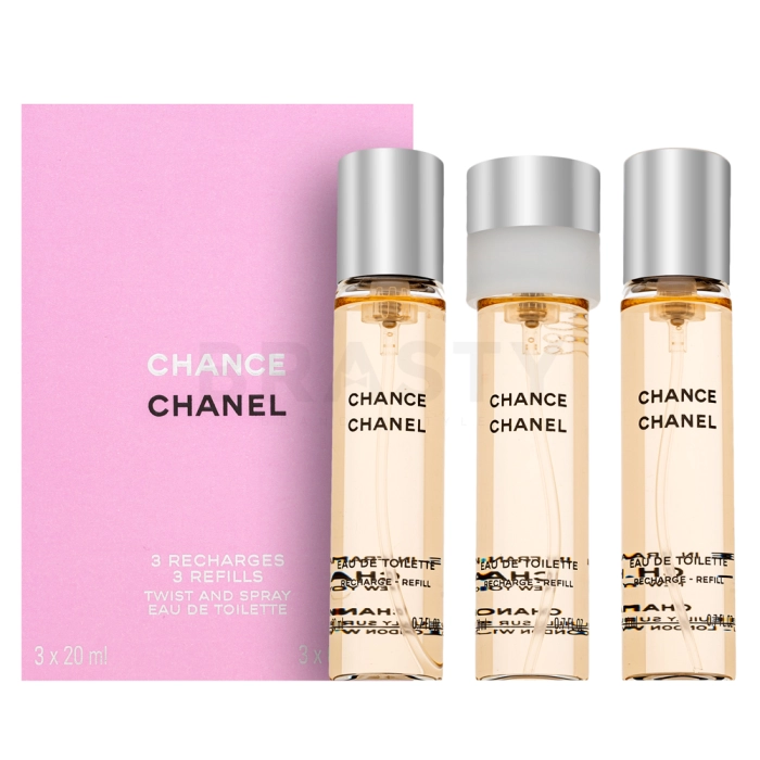 Chanel Chance - Refill woda toaletowa dla kobiet 3 x 20 ml