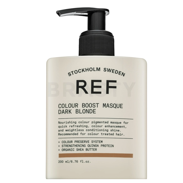 REF Colour Boost Masque voedend masker met kleurpigmenten om de kleur te doen herleven Dark Blonde 200 ml