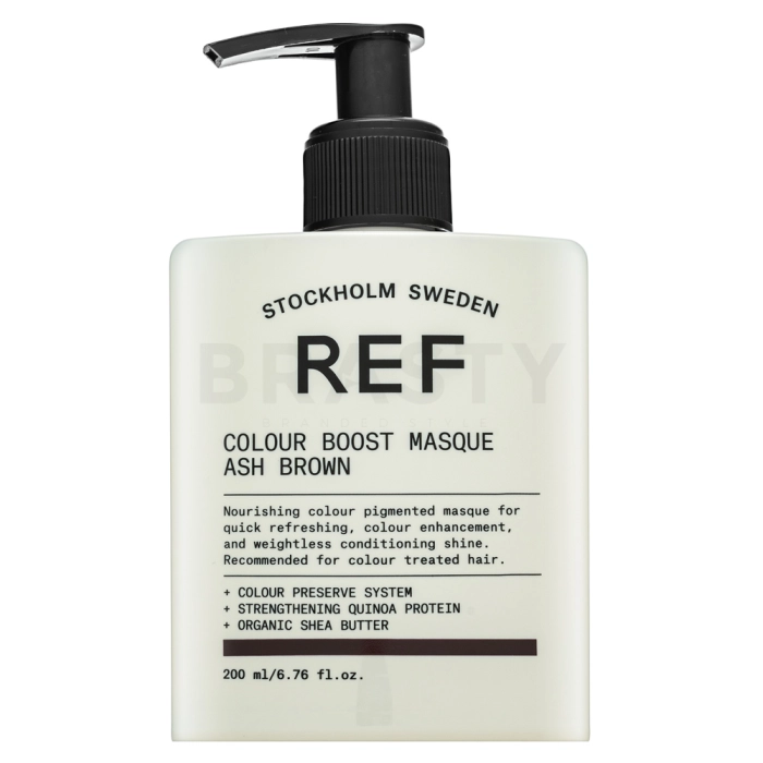 REF Colour Boost Masque voedend masker met kleurpigmenten om de kleur te doen herleven Ash Brown 200 ml