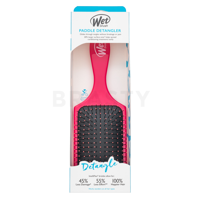 Wet Brush Paddle Detangler Pink kartáč na vlasy