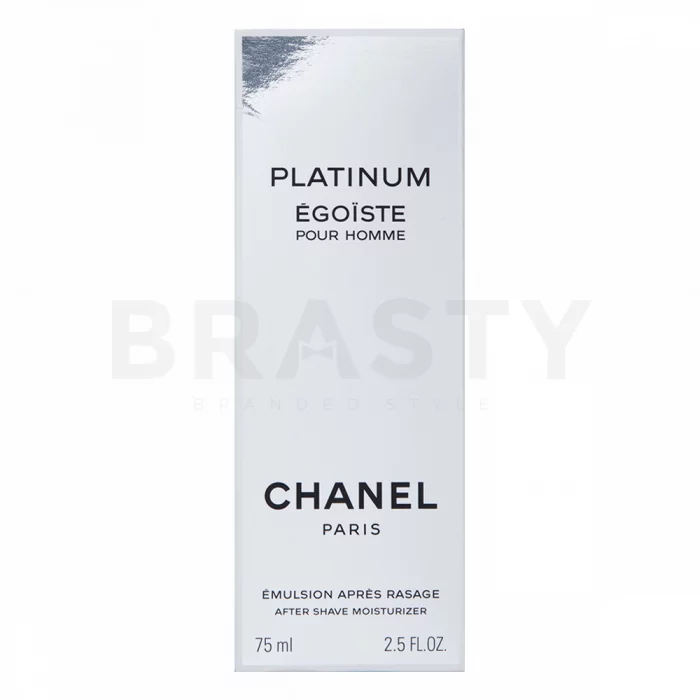 Chanel Platinum Egoiste balsamo dopobarba da uomo 75 ml