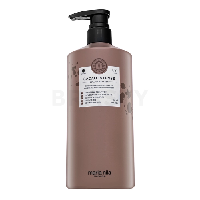 Maria Nila Colour Refresh vyživující maska s barevnými pigmenty pro hnědé odstíny Cacao Intense 750 ml