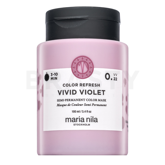 Maria Nila Colour Refresh negovalna maska z barvnimi pigmenti za lase z vijoličnimi odtenki Vivid Violet 100 ml