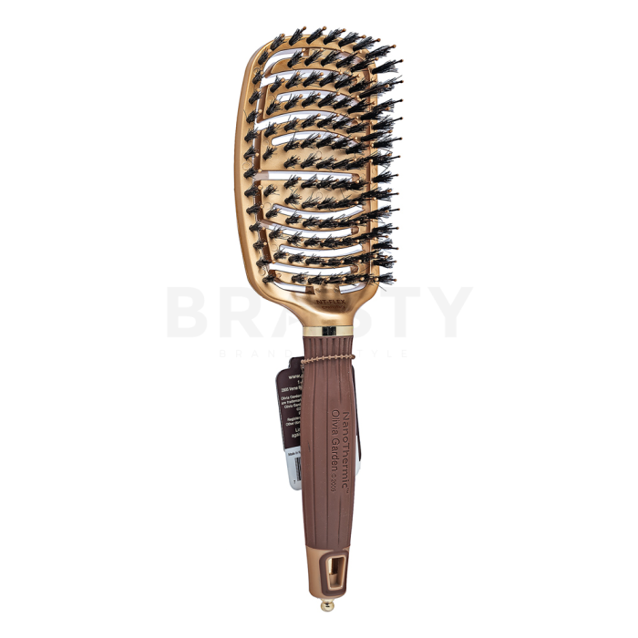 Olivia Garden NanoThermic Flex Combo haarborstel met Nylon en Varkenshaar