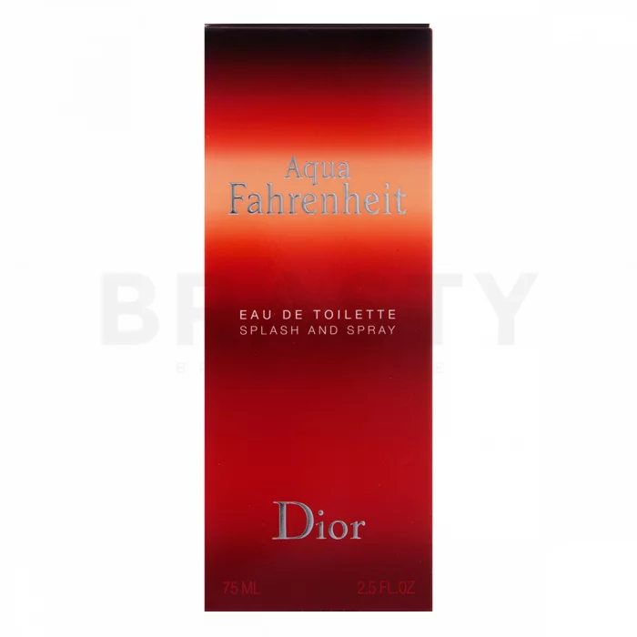 Dior (Christian Dior) Aqua Fahrenheit Eau de Toilette férfiaknak 75 ml