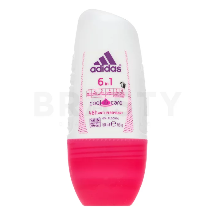Adidas Cool & Care 6 in 1 deodorant roll-on pro ženy 50 ml