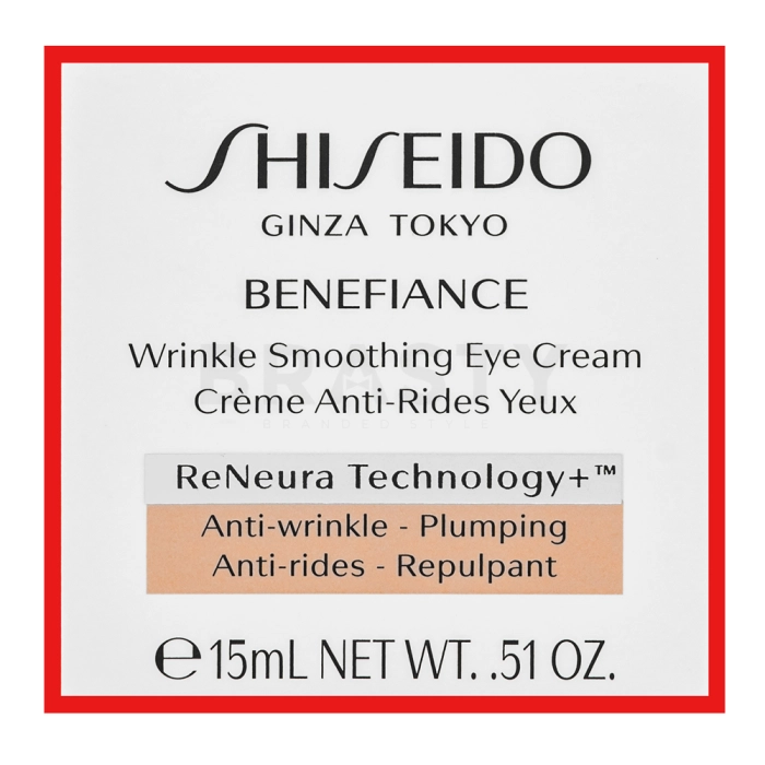 Shiseido Benefiance oční krém Wrinkle Smoothing Eye Cream 15 ml