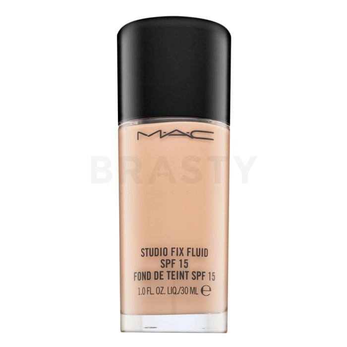 MAC Studio Fix Fluid Foundation SPF15 dlouhotrvající make-up pro sjednocenou a rozjasněnou pleť NW13 30 ml