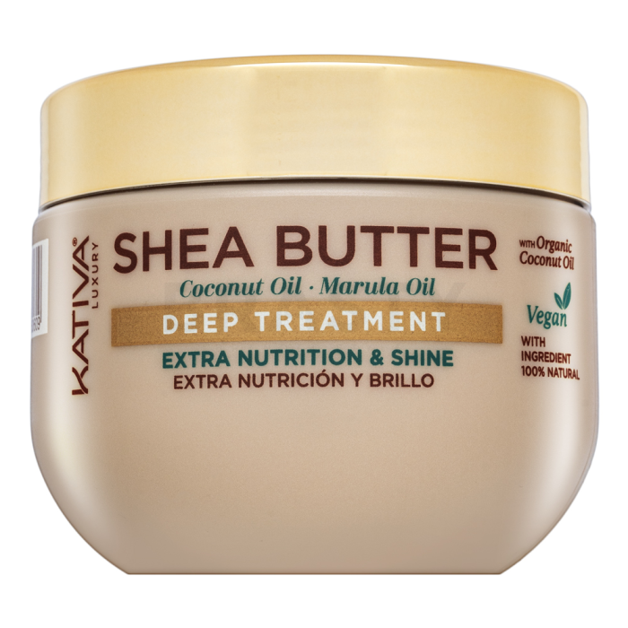Kativa Shea Butter Coconut Oil - Marula Oil Deep Treatment tápláló maszk puha és fényes hajért 300 ml