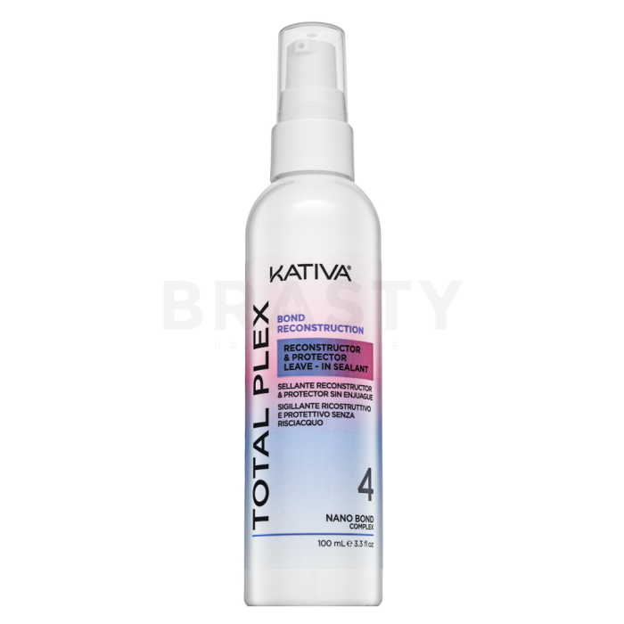 Kativa Total Plex Bond Reconstruction 4 Reconstructor & Protector Leave-In Sealant öblítés nélküli ápolás a hajszálak erősítésére 100 ml