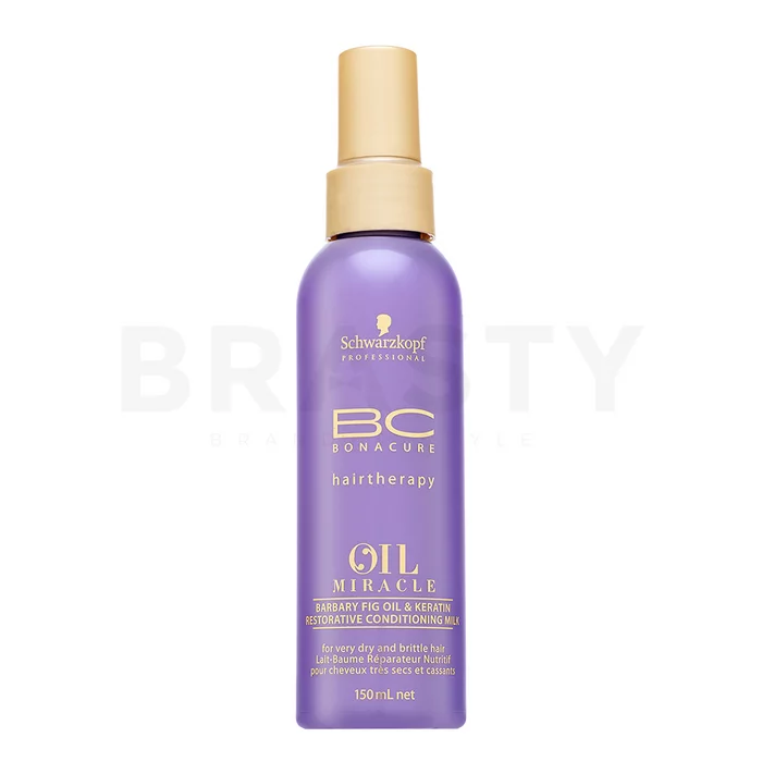 Schwarzkopf Professional BC Bonacure Oil Miracle Barbary Fig Oil & Keratin Restorative Conditioning Milk odżywka bez spłukiwania do włosów bardzo suchych i łamliwych 150 ml