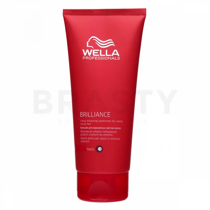 Wella Professionals Brilliance Conditioner conditioner voor stug en gekleurd haar 200 ml