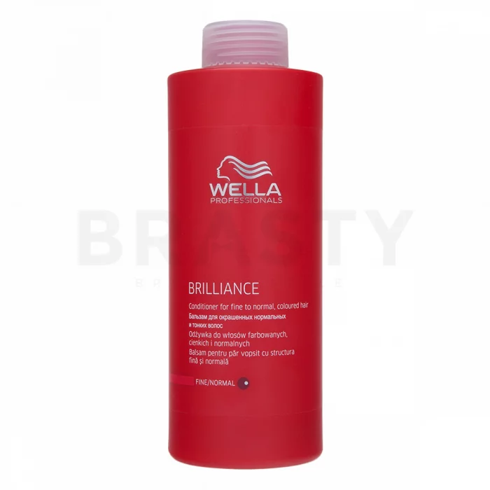 Wella Professionals Brilliance Conditioner Acondicionador Para el cabello fino y teñido 1000 ml