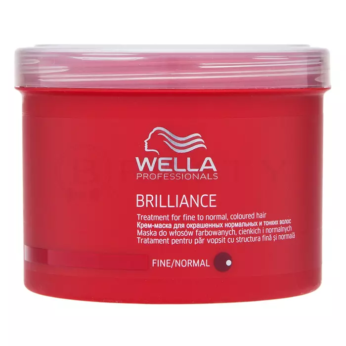 Wella Professionals Brilliance Treatment maska za tanke barvane lase 500 ml