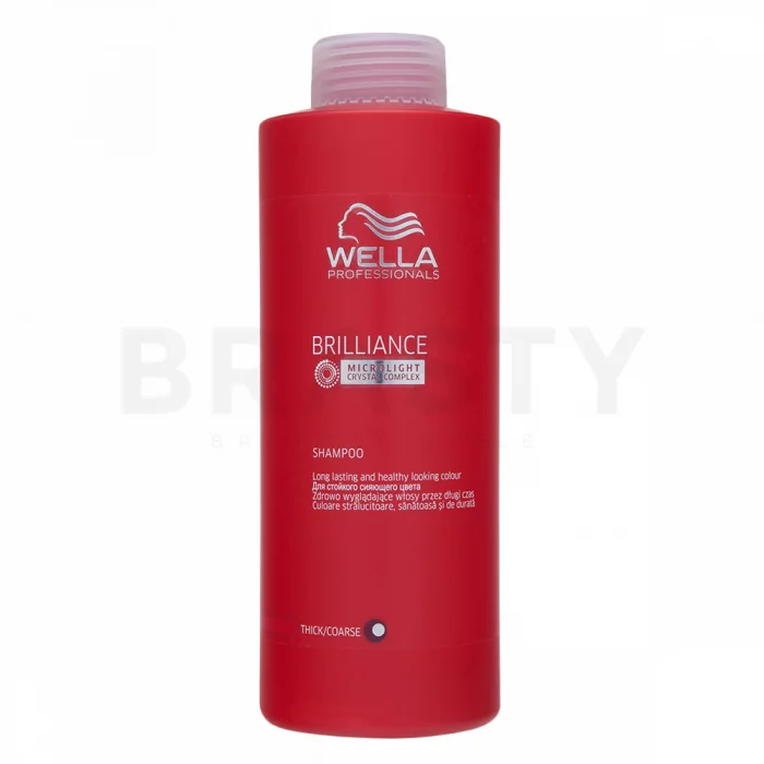 Wella Professionals Brilliance Shampoo Šampon za goste in barvane lase 1000 ml
