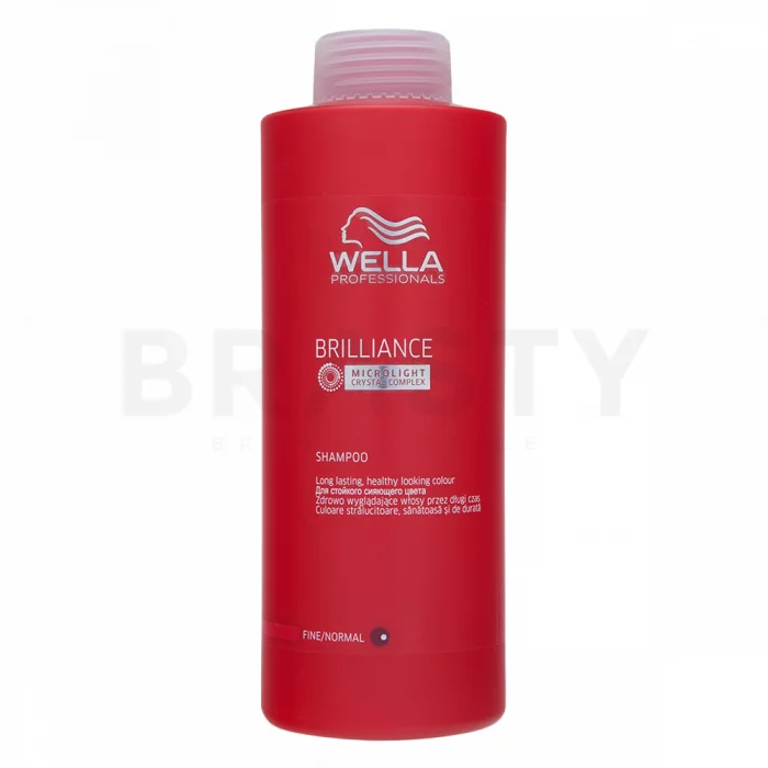 Wella Professionals Brilliance Shampoo Šampon za tanke barvane lase 1000 ml