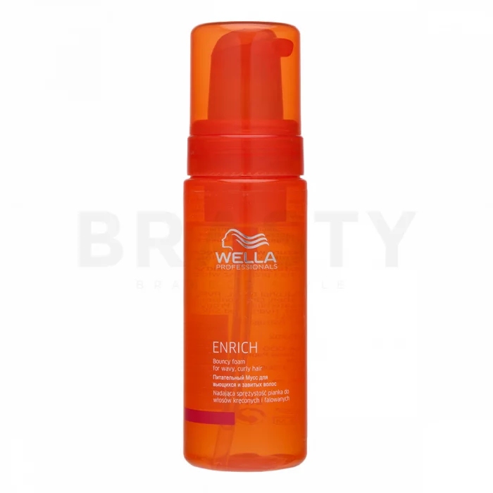 Wella Professionals Enrich Bouncy Foam emulzija za oblikovanje za kodraste in skodrane lase 150 ml