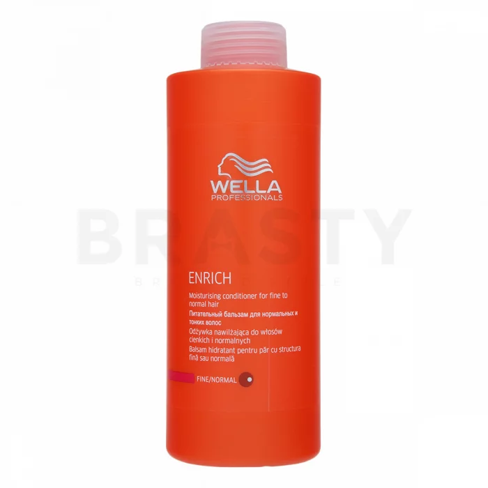Wella Professionals Enrich Moisturising Conditioner Balzam za tanke in normalne lase 1000 ml