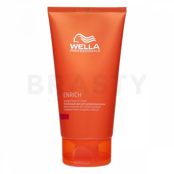 Wella Professionals Enrich Straight Leave-In Cream nega brez izpiranja za goste in neurejene lase 150 ml