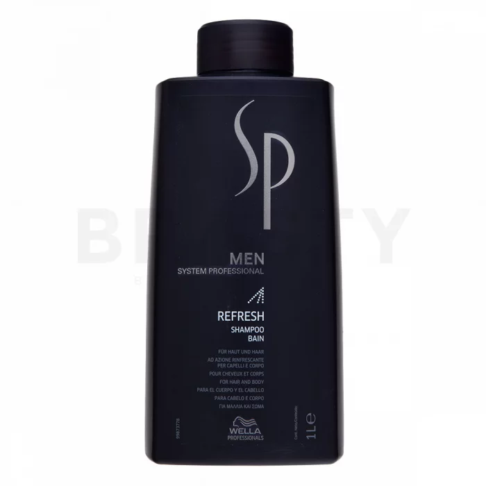 Wella Professionals SP Men Refresh Shampoo șampon și gel de duș 2 în 1 pentru bărbati 1000 ml