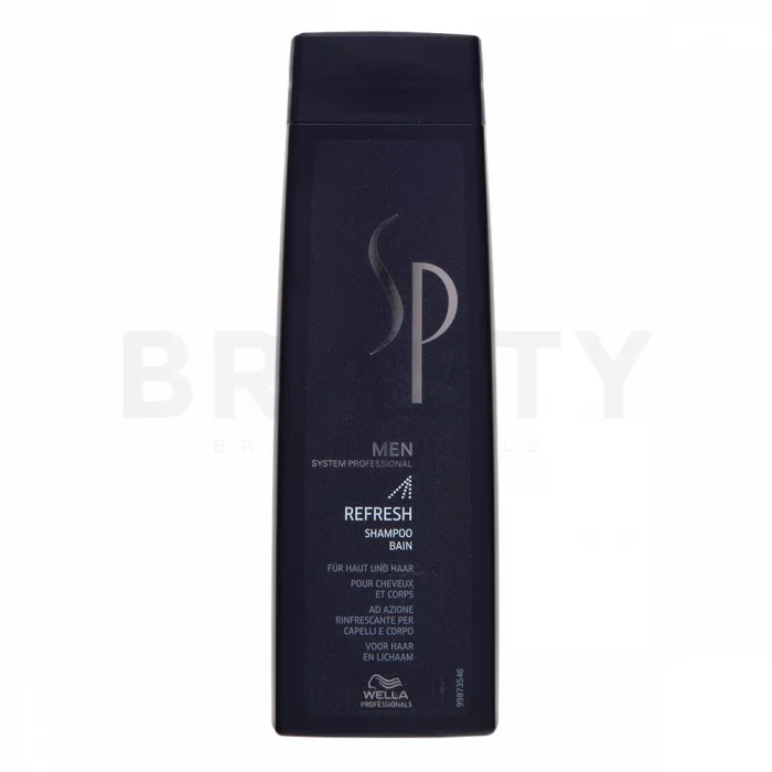 Wella Professionals SP Men Refresh Shampoo osviežujúci šampón na vlasy a telo 250 ml