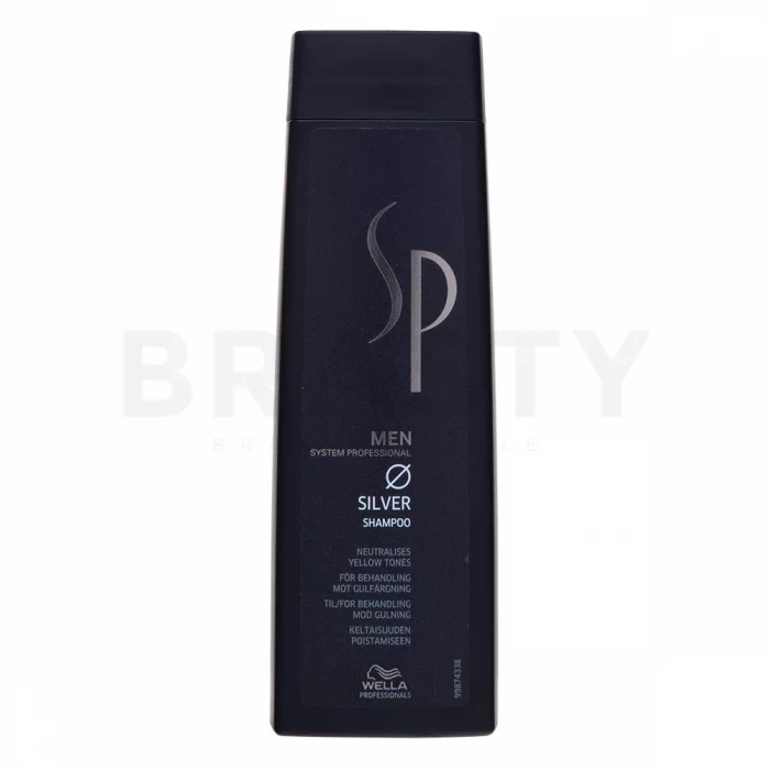 Wella Professionals SP Men Silver Shampoo Šampon za sive lase 250 ml