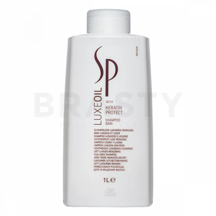 Wella Professionals SP Luxe Oil Keratin Protect Shampoo szampon do włosów zniszczonych 1000 ml