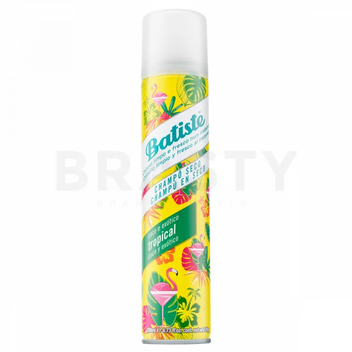 Batiste Dry Shampoo Coconut&Exotic Tropical trockenes Shampoo für alle Haartypen 200 ml