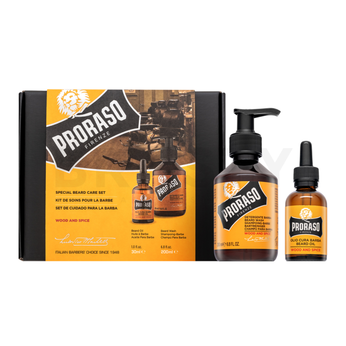 Proraso Wood And Spice подаръчен комплект Special Beard Care Set 30 ml + 200 ml