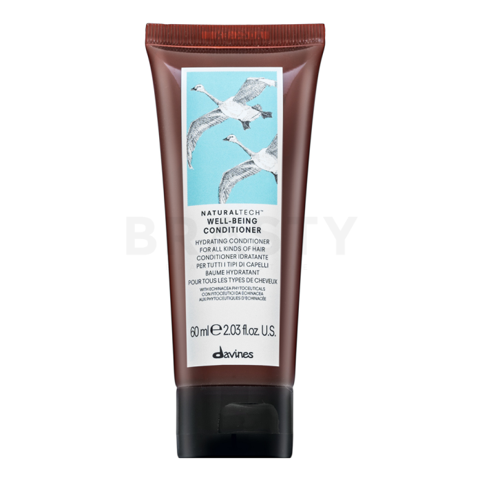 Davines Natural Tech Well-Being Conditioner Hydraterende Conditioner voor alle haartypes 60 ml