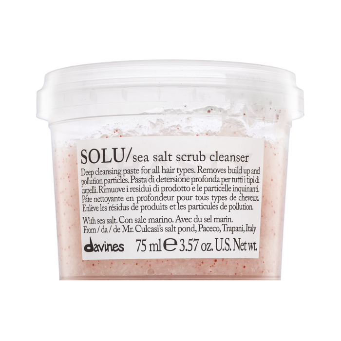 Davines Essential Haircare Solu Sea Salt Scrub Cleanser Peeling für Haare 75 ml