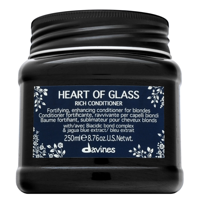 Davines Heart Of Glass Rich Conditioner strengthening conditioner for blond hair 250 ml