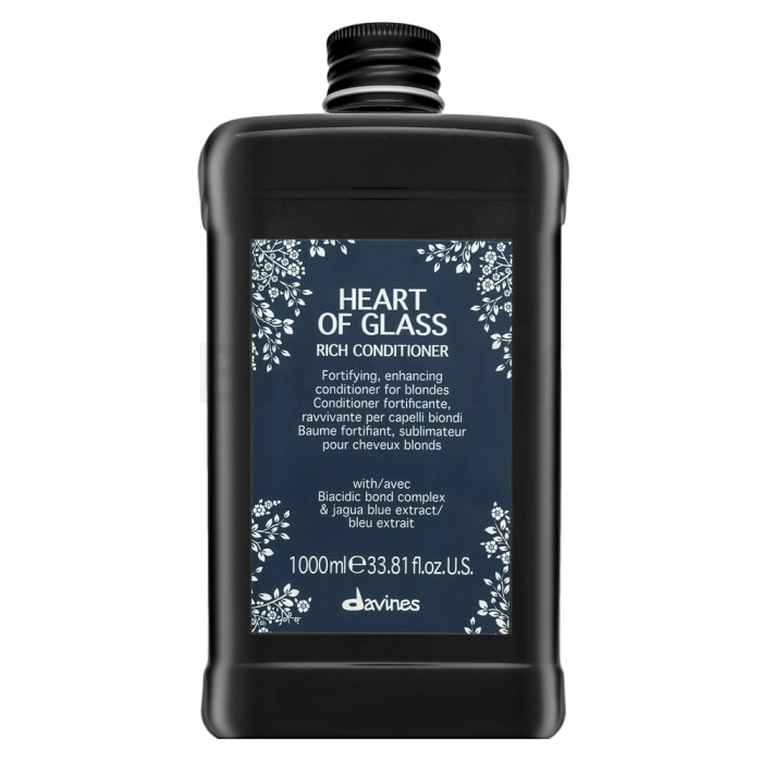 Davines Heart Of Glass Rich Conditioner versterkende conditioner voor blond haar 1000 ml