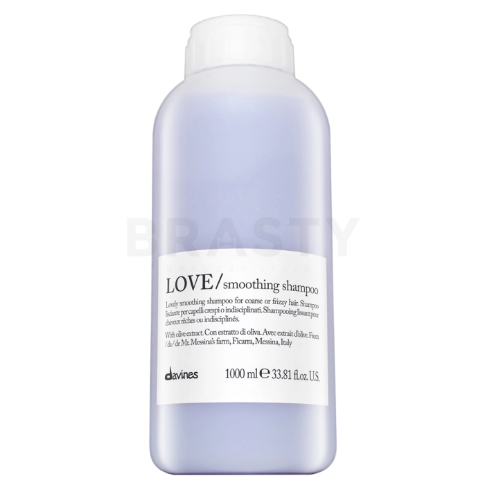 Davines Essential Haircare Love Smoothing Shampoo gladmakende shampoo voor zacht en glanzend haar 1000 ml