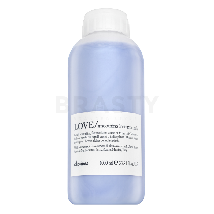 Davines Essential Haircare Love Smoothing Instant Mask masker voor stug en weerbarstig haar 1000 ml