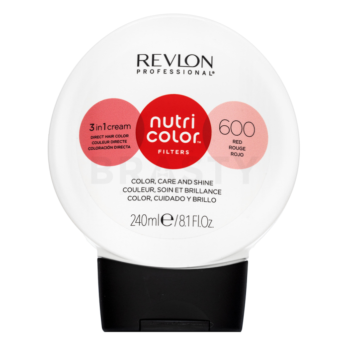Revlon Professional Nutri Color Filters 3in1 Cream voedend masker met kleurpigmenten om de kleur te doen herleven 600 Red 240 ml
