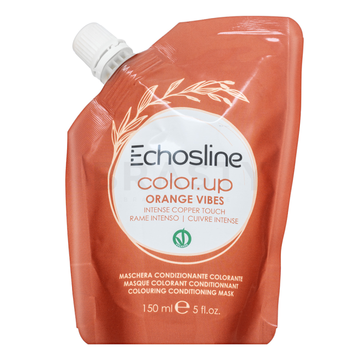 Echosline Color.up Colouring Conditioning Mask vyživujúca maska ​​s farebnými pigmentmi pre oživenie farby Orange Vibes 150 ml