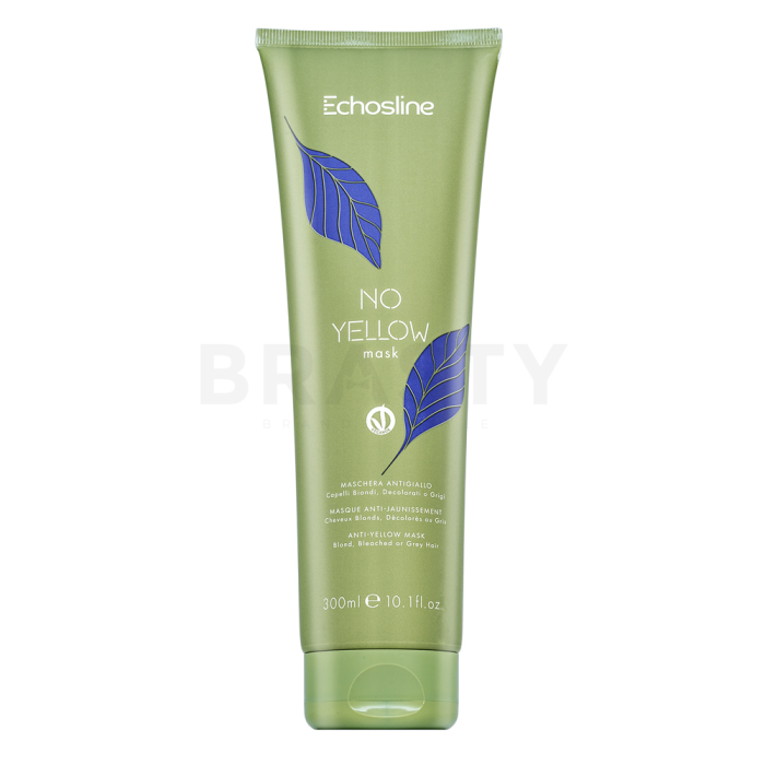 Echosline No Yellow Mask neutraliserend masker voor platinablond en grijs haar 300 ml