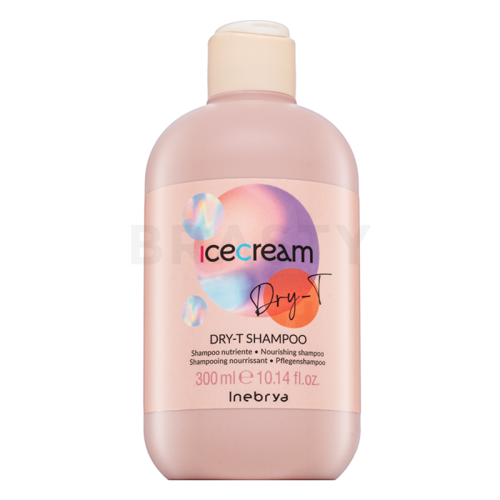 Inebrya Ice Cream Dry-T Dry-T Shampoo vochtinbrengende Shampoo voor droog en breekbaar haar 300 ml