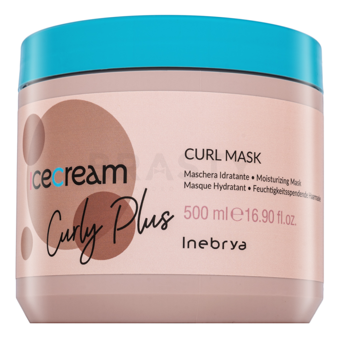Inebrya Ice Cream Curly Plus Curl Mask maska wzmacniająca przeciw puszeniu się włosów 500 ml