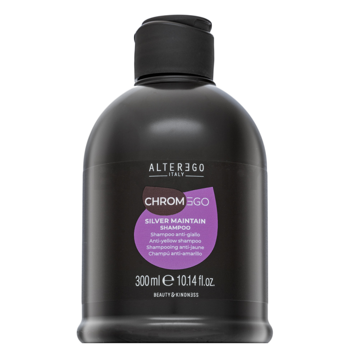 Alter Ego ChromeEgo Silver Maintain Anti-yellow Shampoo neutralisierte Shampoo für platinblondes und graues Haar 300 ml